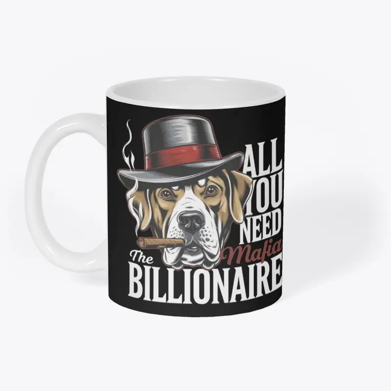 Mafia Dog Boss Billionaire Vibes T-shirt