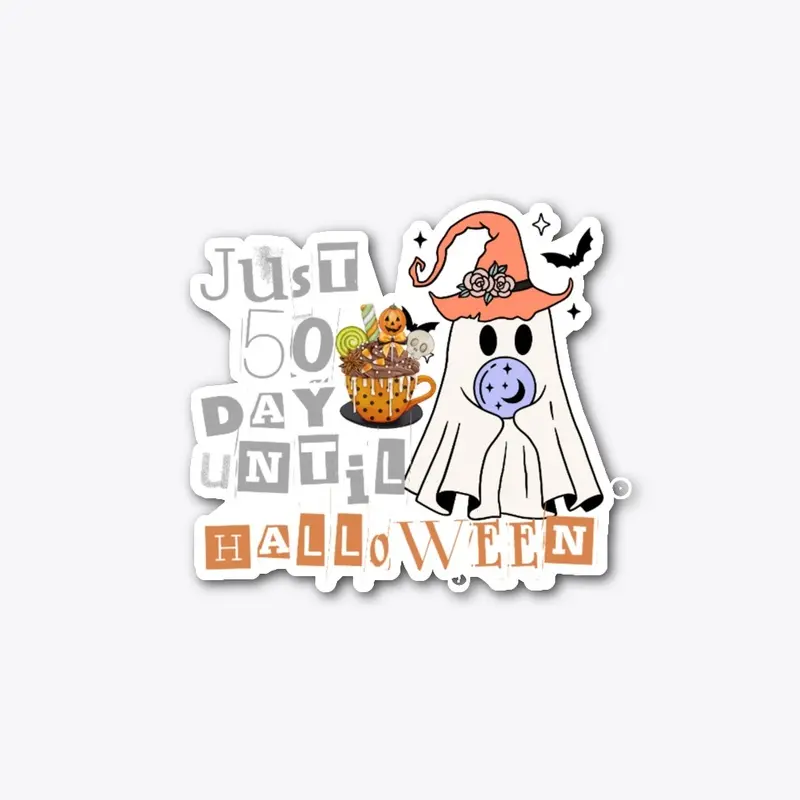 Just 50 Day Until  Halloween T-shirt