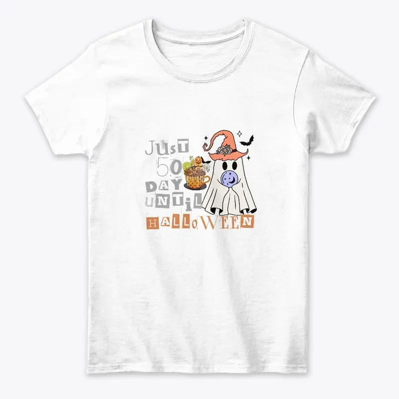 Just 50 Day Until  Halloween T-shirt